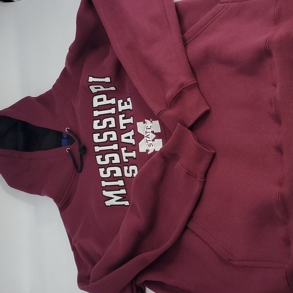 Mississippi State Fleece-lined Drawstring Hoodie Sweatshirt XL Extra Large - Picture 3 of 9